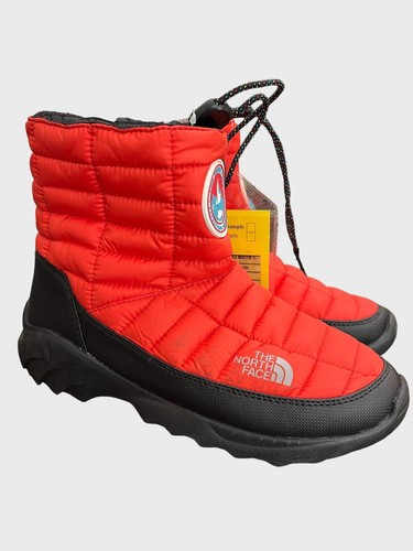 The North Face Thermoball 2017 Expedition Antarctica Boots Women Sz 7 Fiery RED - Picture 2 of 9