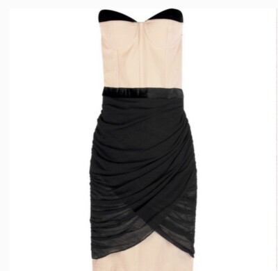 alexander wang corset dress Alexander Wang Slip Dress With Lace in Black