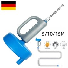 Rohrreinigungsger&auml;t Hand Bohrbetrieben 10m Spirale Abflussreiniger Rohr Reiniger