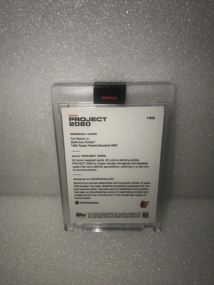 Topps PROJECT 2020 Card 159 - 1982 Cal Ripken Jr. by Oldmanalan - Image 2 of 3