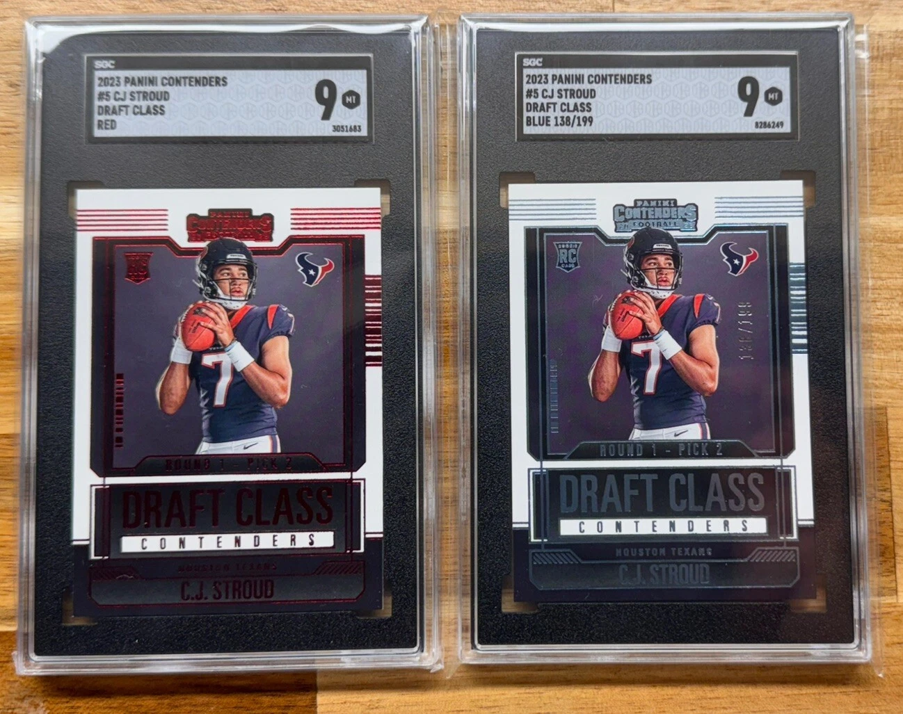 CJ Stroud Panini Contenders Draft Class Contenders #5 Blue