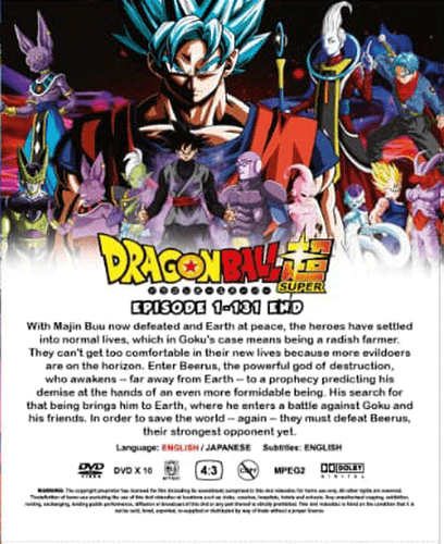 DVD ANIME ~ ENGLISCHE VERSION ~ DRAGON BALL SUPER Vol.1-131 End Region Alle - Bild 2 von 2