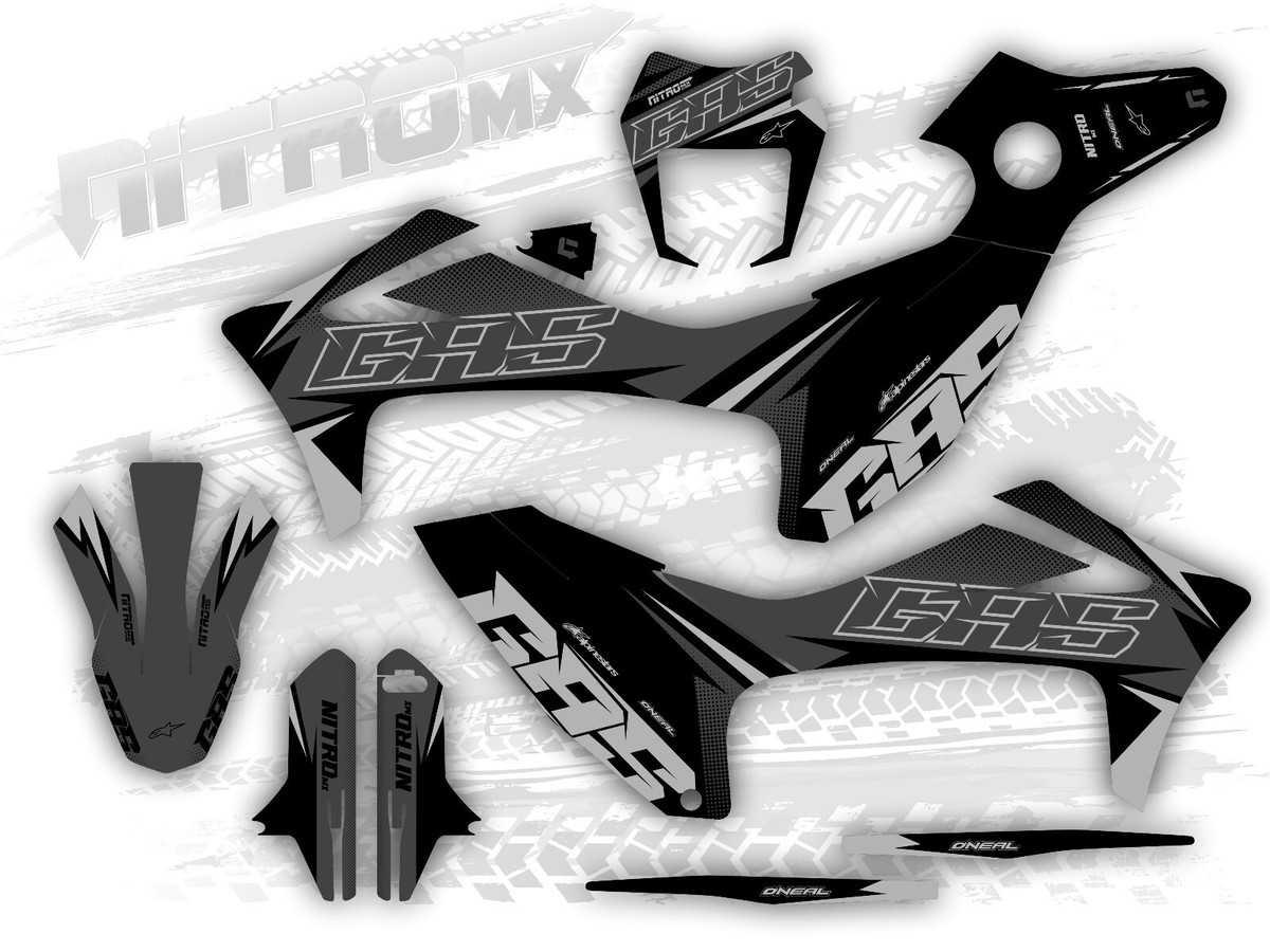 Kit Graphiques GasGas SM 700 2022-2024 - Autocollants Personnalisables - Marque NitroMX