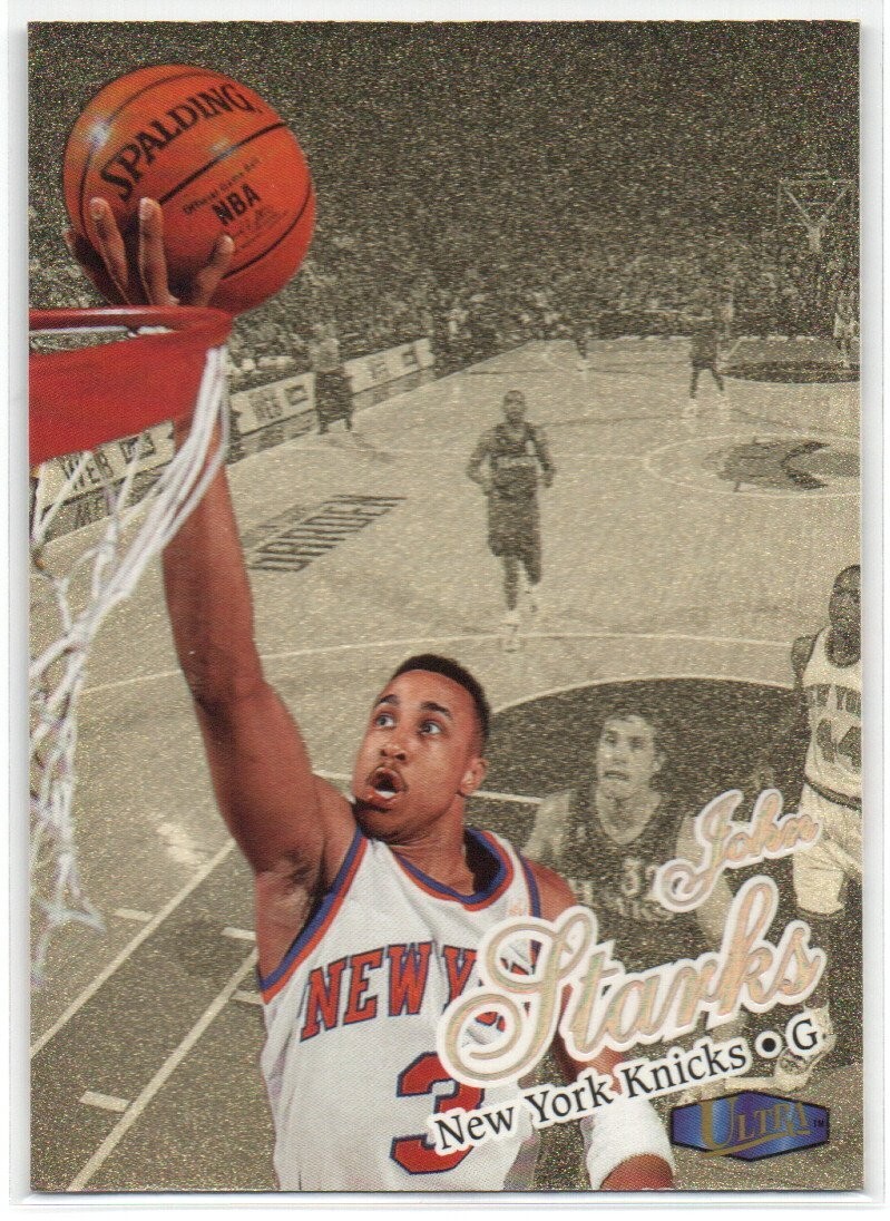 John Starks 1997-98 Ultra Gold Medallion #96G  New York Knicks