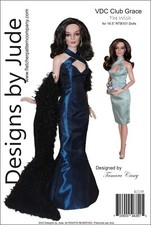 VDC The Wish, Doll Clothes Sewing Pattern for 16.5" RTB101 Grace Dolls Tonner