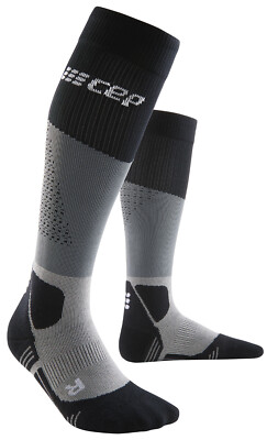 CEP Max Cushion Hiking  Compression Socks Herren Grau/Schwarz WP30M