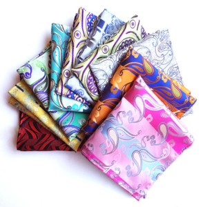 Men Classic Paisley Flower Handkerchief Wedding Party Pocket Square Hanky Men Classic Paisley Flower Handkerchief Wedding Party Pocket Square Hanky
