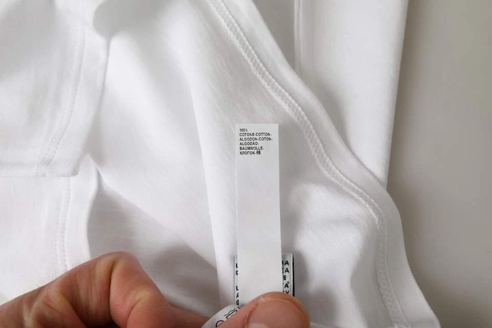 Camiseta DOLCE & GABBANA Niños Blanca Cuello Redondo 2 Piezas s. Etiqueta 10 años PVP 200USD Foto 4 de 4