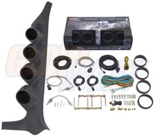 Glowshift T7 4 Gauge Diesel Set Gray Pod For 92-97 Ford F250 F350 Powerstroke Glowshift T7 4 Gauge Diesel Set Gray Pod For 92-97 Ford F250 F350 Powerstroke