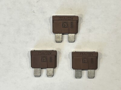John Deere Electric Gator Fuses 75amp/32volts (3 Pack)