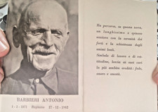 BAGNONE MASSA CARRARA BARBIERI ANTONIO 1871-1962 LUTTINO