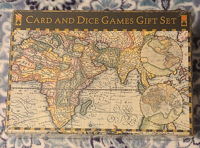 ''Card & Dice Gift Set Game Edition Innovage'' 2004 New In Sealed Packaging