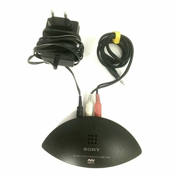 Sony Infrared Stereo Headphone Transmitter Tmrif130 Cordless Unit Only