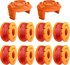 TOPEMAI WA0010 Replacement Trimmer Spool Line 0.065” for Worx WG154 WG163 WG160