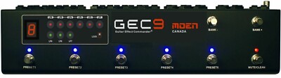 MOEN GEC9 EFFECTS ROUTING SYSTEM 本体 MOEN GEC9 V2 Guitar Pedal FX Switcher 9 Loop Foot Controller
