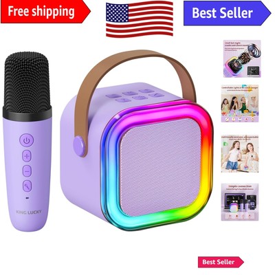 Wireless Microphone Karaoke Speaker - Studio-Grade Audio for Kids Entertainment
