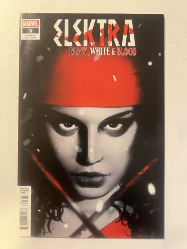 ELEKTRA: BLACK WHITE & BLOOD #3 DAREDEVIL APP GREG SMALLWOOD VARIANT COVER 2022