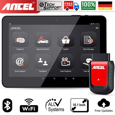 2025 Ancel X6 OBD2 Diagnosegerät Alle System Fehlerauslesegerät mit Aktiver Test