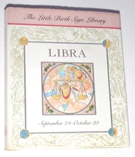 Libra Birth Sign Miniature Book by Teresa Celsi & Michael Yawney 1994 Ariel Book