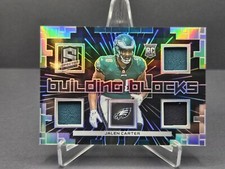 2023 Spectra Jalen Carter Building Blocks Hyper Prizm Rookie Jersey RC #43 of 75