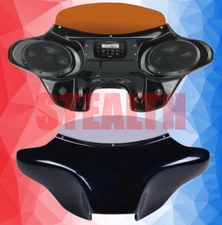 Fits Road King Motorcycle Batwing Fairing with Stereo - 6x9 inch Speakers