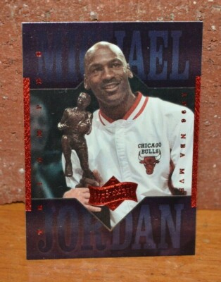 BASKETBALL CARD MICHAEL JORDAN TRIUMPHS 1996 NBA MVP | eBay