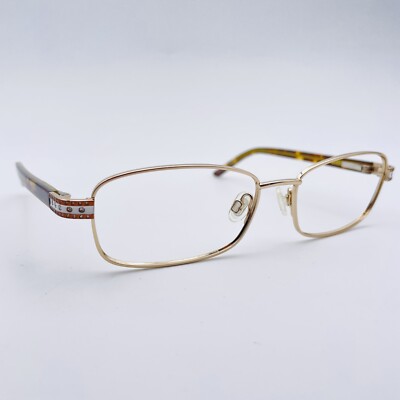 SPECSAVERS Brille GOLD RECHTECKIG Brillengestell MOD: 25056440