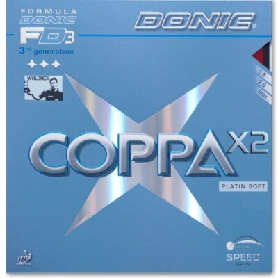Donic Coppa  X2 Platin Soft / Tischtennisbelag / NEU /zum Sonderpreis