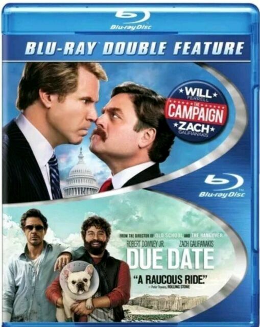 The Campaign/ Due Date DOUBLE FEATURE (Blu-ray) Brand New sealed ships NEXT DAY