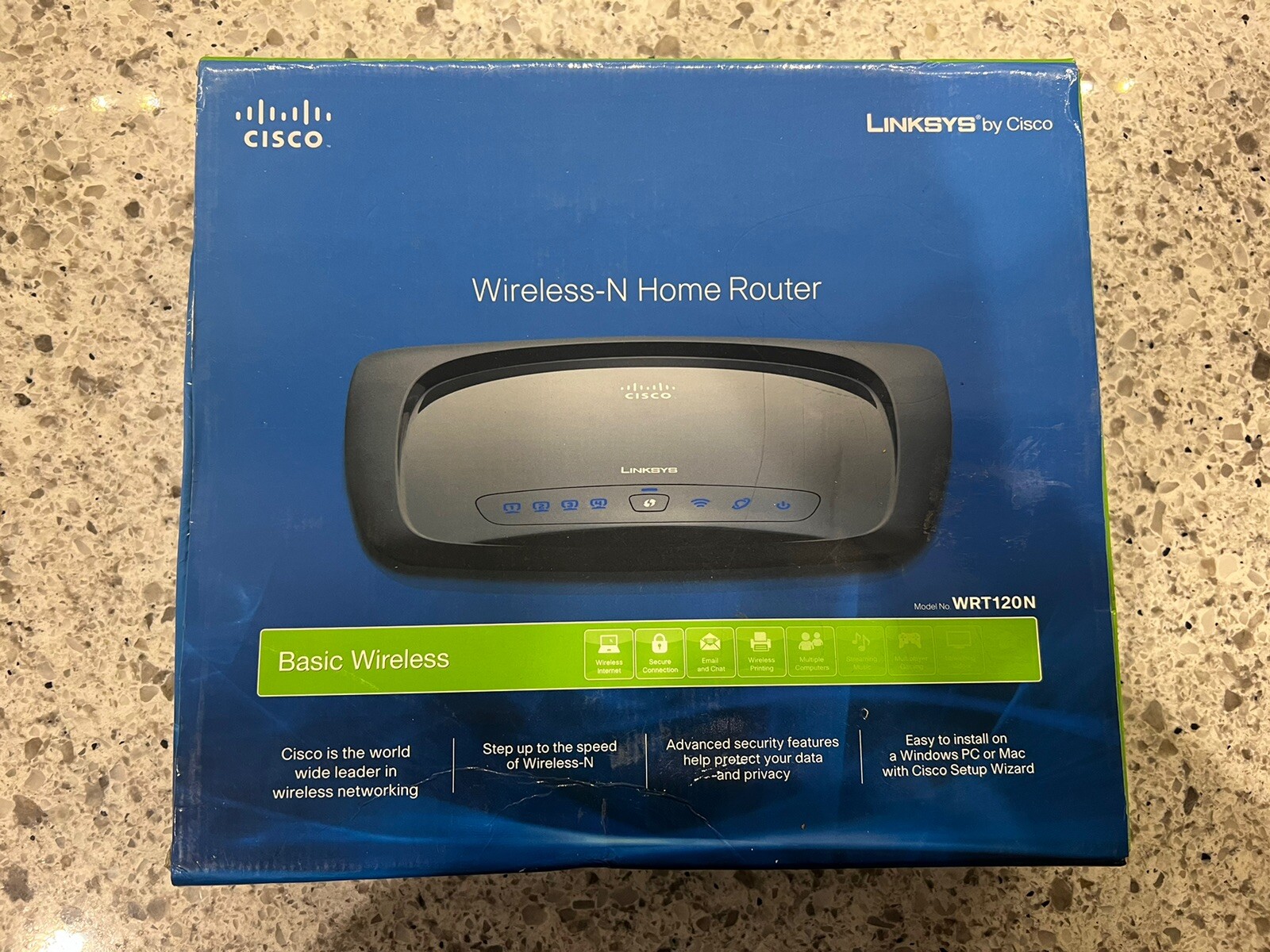 Linksys WRT120N 150 Mbps 4-Port 10/100 Wireless N Router