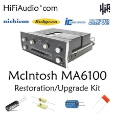 MCINTOSH MA-6100 AMPLIFIER  PARTS KIT FOR PREMIUM RESTORATION UPGRADE