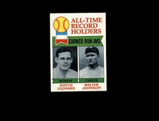 1979 Topps 418 Dutch Leonard ATL DP/Walter Johnson NM-MT #D1,169195