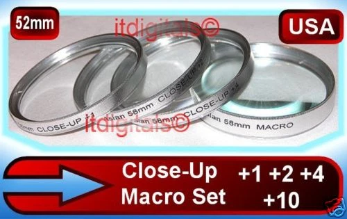Macro Close-up Lens Filter Set For Nikon D40 D40x D50 D70s D80 18-55mm Kit - Image 2 of 2
