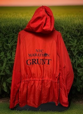 New York City Marathon GRUNT Jacket Men Small SZ L Columbia Windbreaker Running