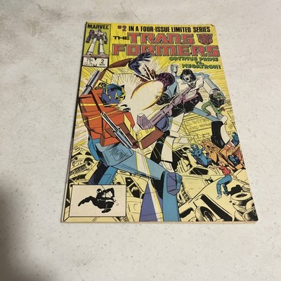 Transformers #2 FN Marvel Comics 1984 2nd Optimus/Megatron/Starscream