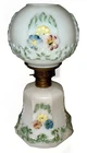 Miniature Antique GWTW Oil Lamp Polychrome Smith 1 #241 Paneled Cosmos W.M.G.