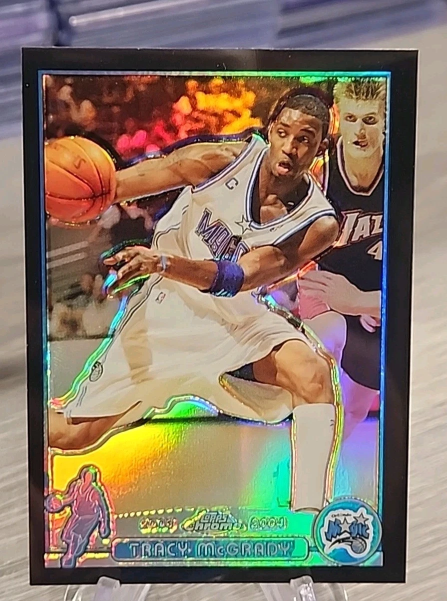 Tracy Mcgrady 2003-04 Topps Chrome Black Refractor /500 #1 Orlando Magic