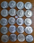 1965-1969 AU Kennedy Half Dollars 40% SILVER