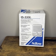 NuTone ISA-335WH Radio-Intercom 5" Inside Speaker White NEW Open Box To Take Pic