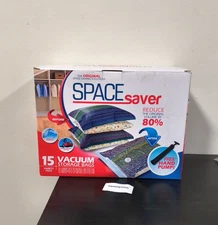 Space Saver Vacuum Storage Bags for Clothes Packing & Storing Variety 15 Pack