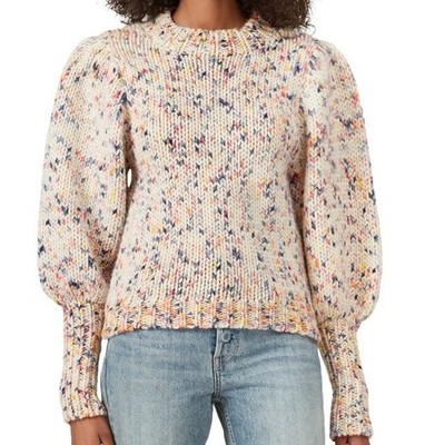 Ulla Johnson Chunky Moxie Wool Sweater Handknit in Peru Size Medium Retail $495