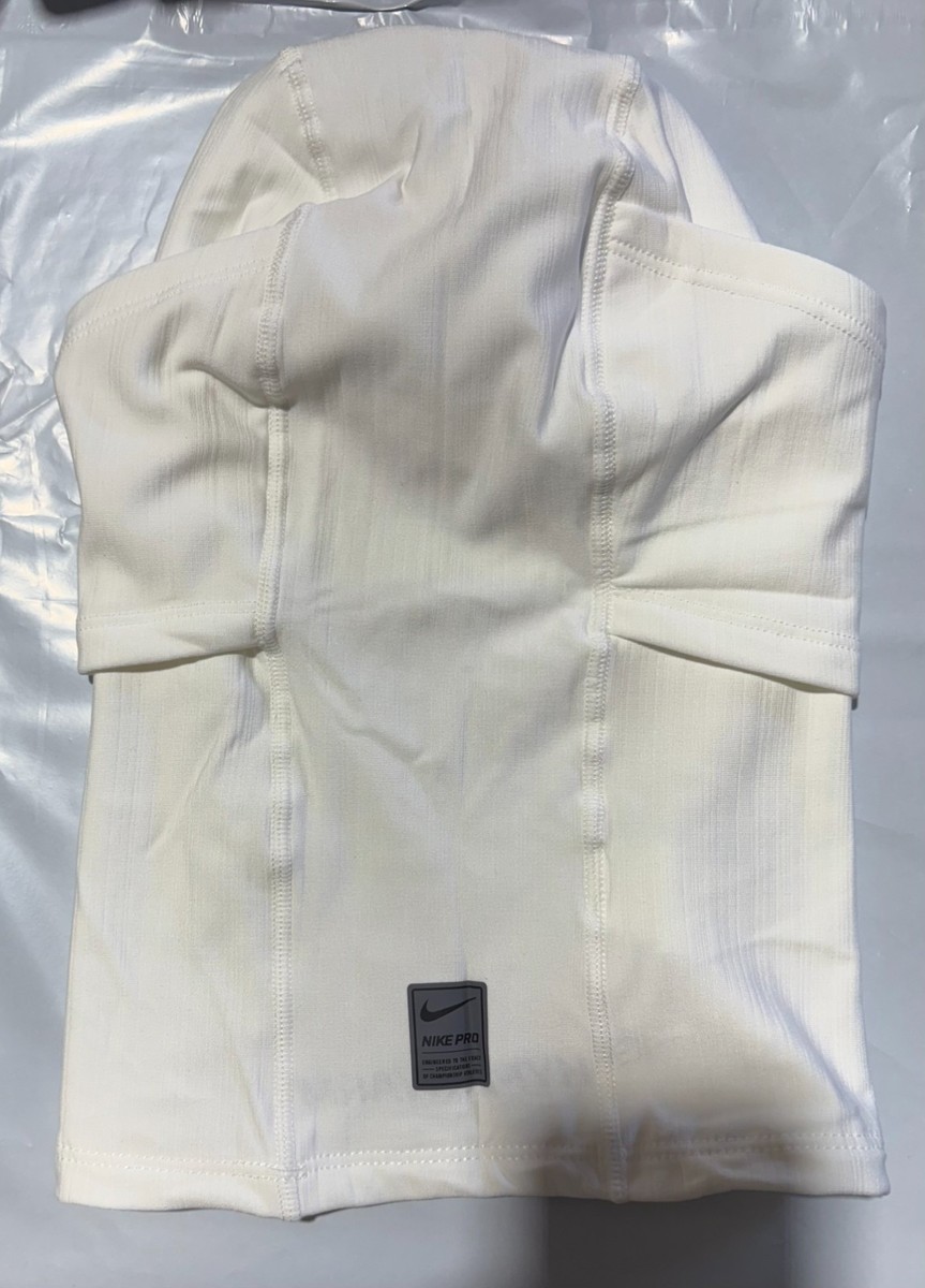 Nike Pro Therma-Fit Hyperwarm Hood Ski Mask White SHIPS SAME DAY