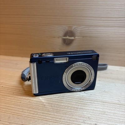 Pentax Optio S5i 5.0MP Digital Camera Blue Ultra Compact Untested