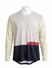 Shimano Herren Foresta L.S. Jersey – Größe M – Sand Beige