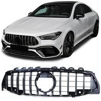 Sport KüHlergrill Schwarz Glanz Chrom Passt FüR Mercedes CLA C118 X118 2019-2022