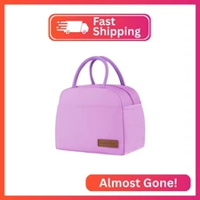 douyadady Lunch Bag Women/Men Lunch Box Women/Men (purple)