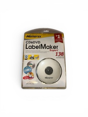 2006 Memorex CD & DVD Label Maker Expert - 138 Labels - NEW SEALED