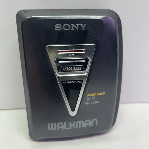 Sony Walkman WM-EX170 AM/FM Cassette Player *New Belt* *Works* *Cleaned*