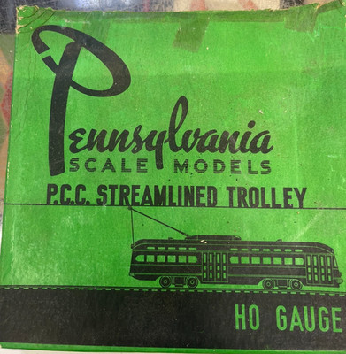 Pennsylvania Scale Models HO PCC Trolley Old Vintage Working