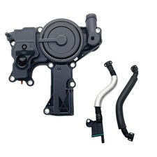 06H103495AB PCV Valve Engine Crankcase Vent Oil Separator 9 inches, Black